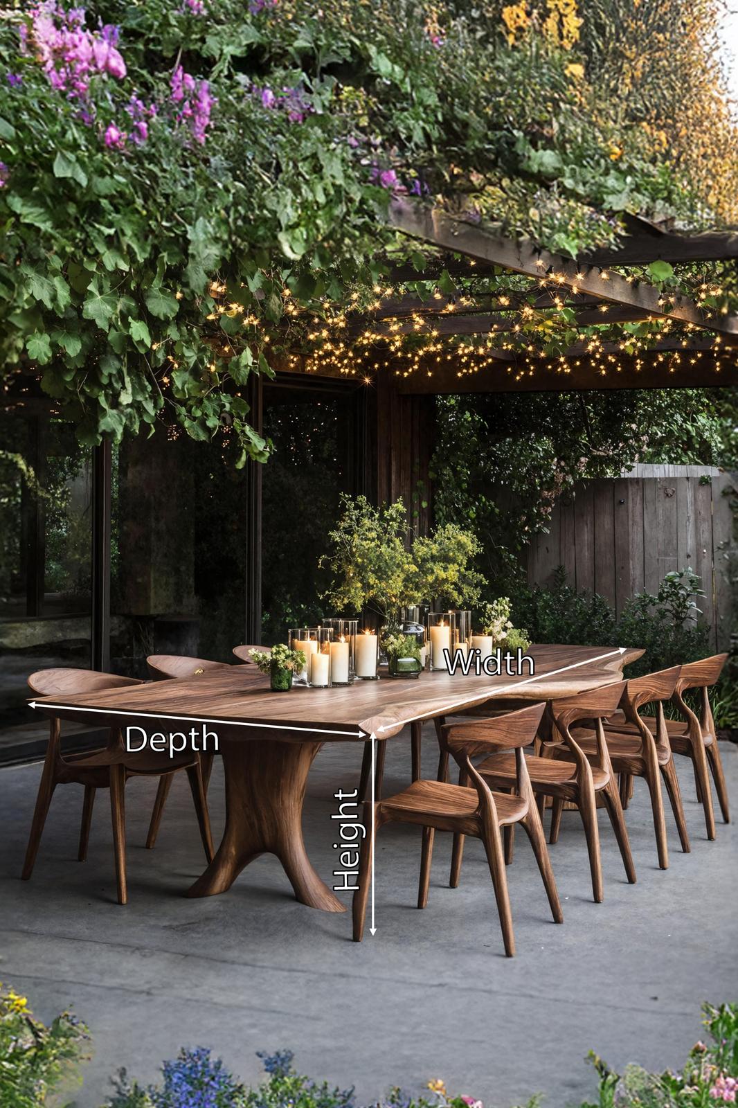 Farmhouse Wood Dining Table For Home Furniture