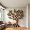 Tree Bookshelf Solid Wood Bookcase