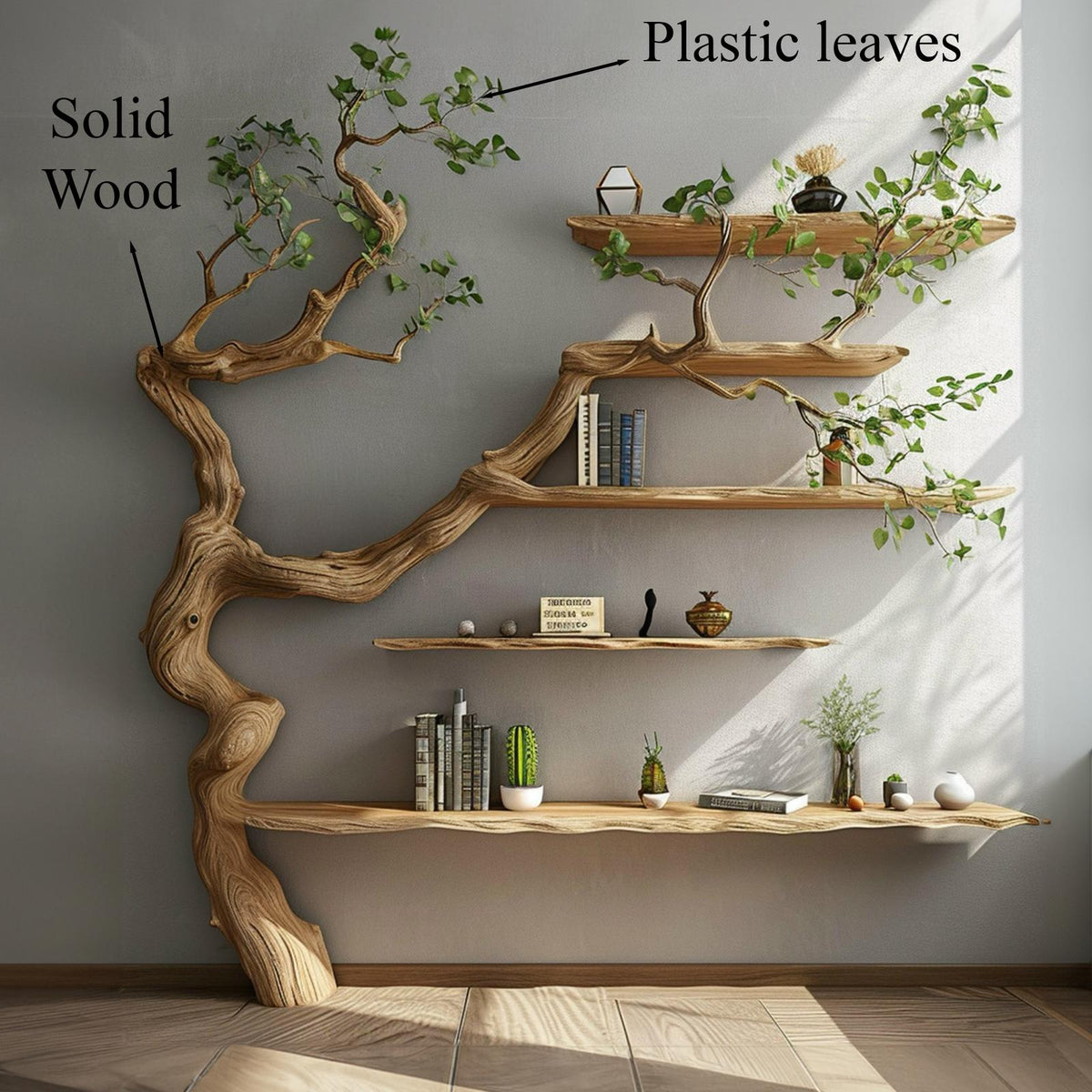 Tree Branch Shelf Driftwood Shelf Corner Shelf