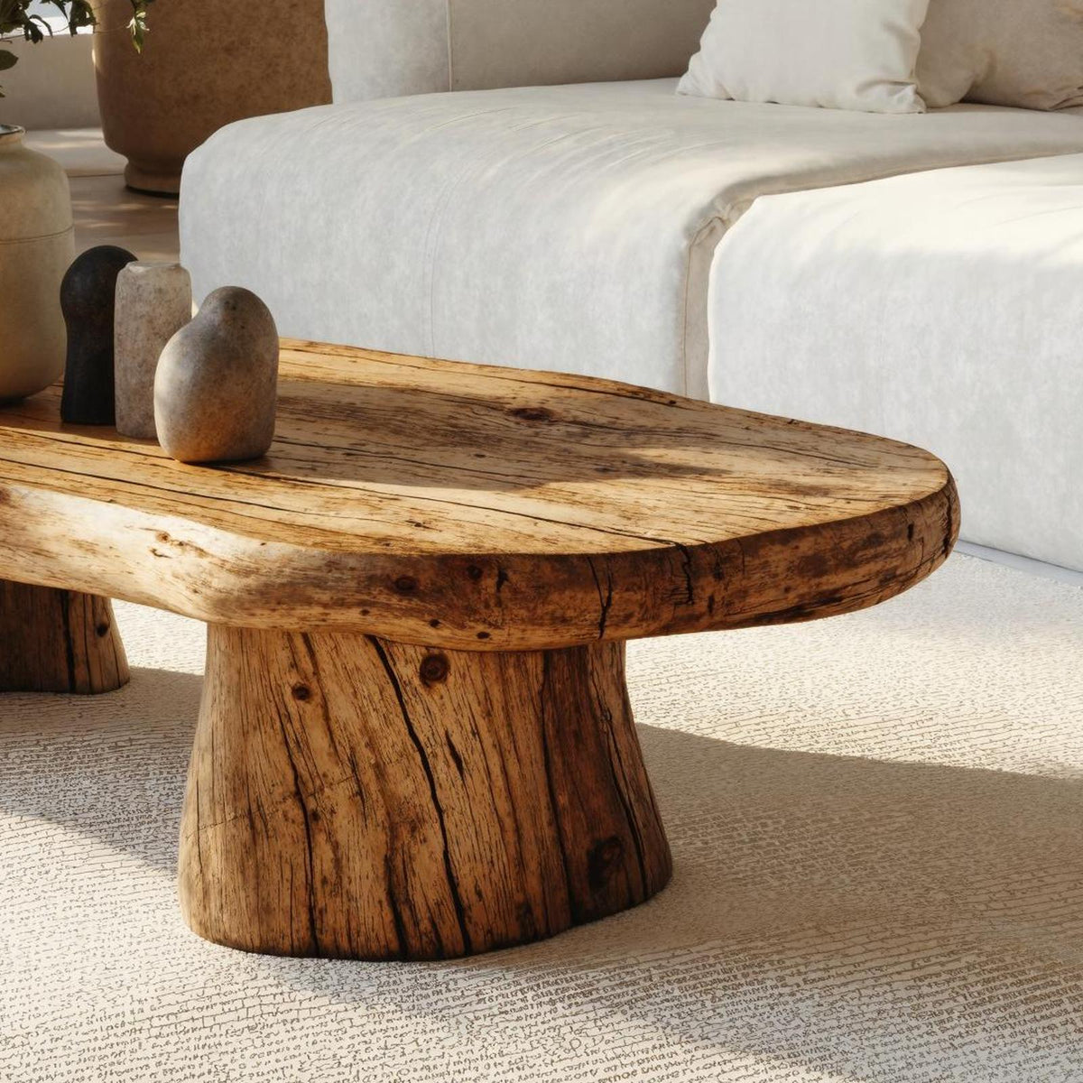 Modern Minimalist Wood Coffee Table For Home