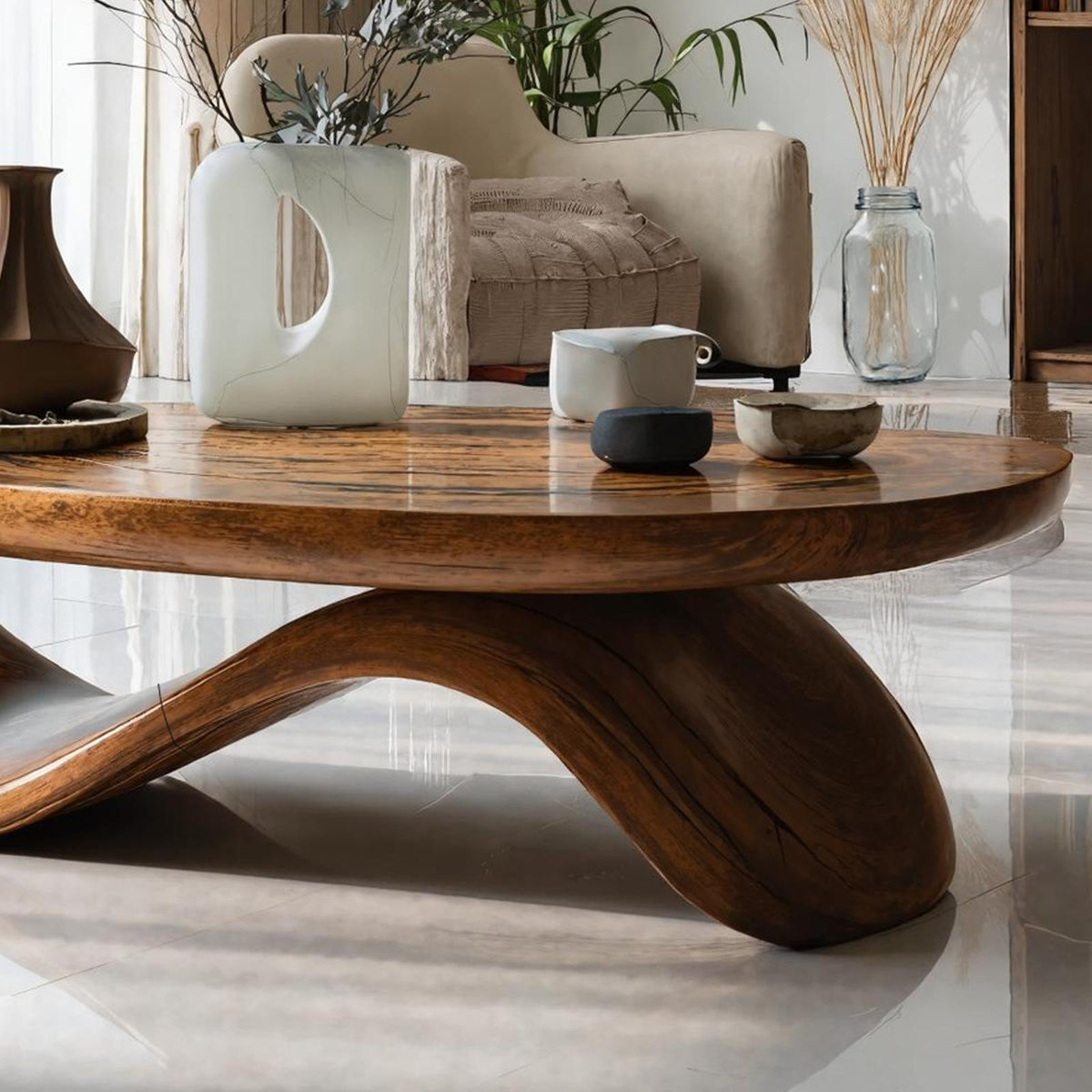 Handcrafted Solid Wood Table For Home Designers