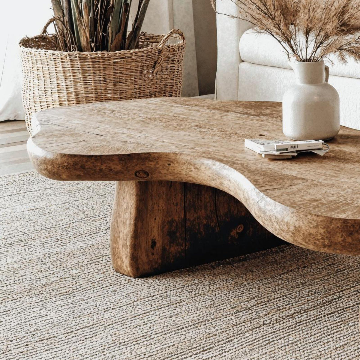 Solid Wood Coffee Table For Elegant Living Rooms