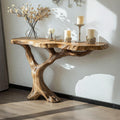 Farmhouse Console Table For Cozy Hallway Decor