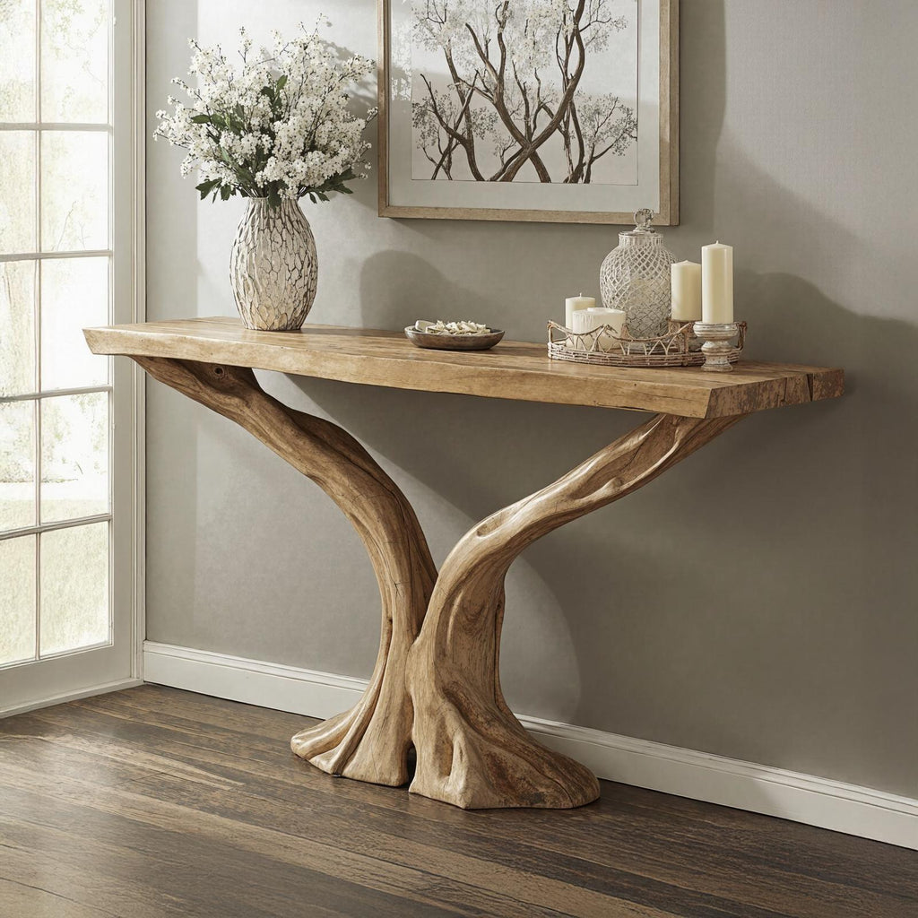 Classic Farmhouse Console Table For Living Room SILDTCS154