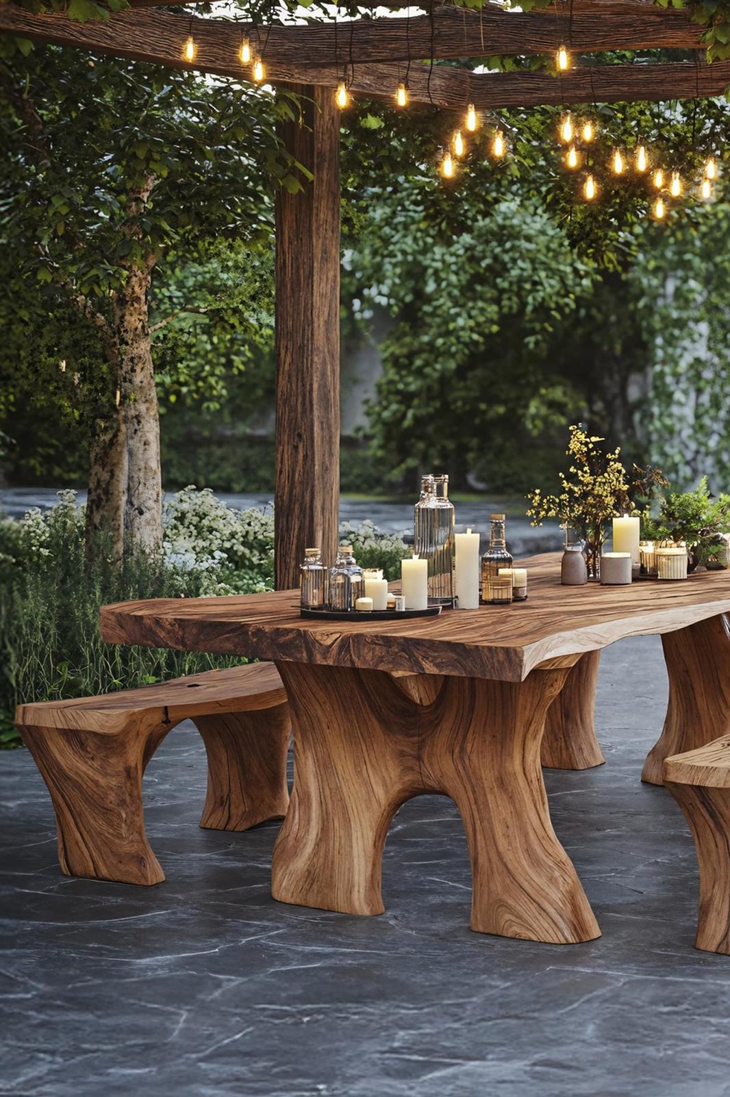 Spry Interior Mid-Century Wood Kitchen Table, Round Dining Table with Tapered Legs for Stylish Home Decor, Custom Handcrafted, SILDTTRDN003