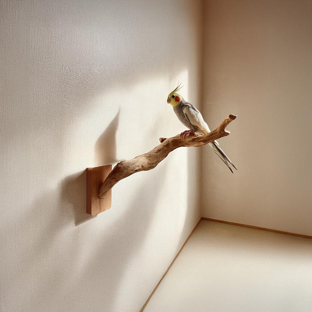 Organic Modern Sculptural Bird Perch For Home SINLSAFL094