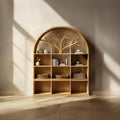 Rustic Natural Tree Design Storage Cabinet, Live Edge Wood Accent Chest & Bedroom Dresser Sideboard