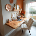 Rustic Floating Desk Living Home Office