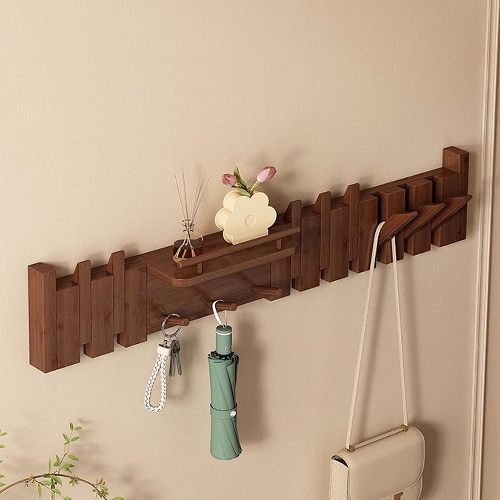 Walnut Coat Hooks For Wall Mount