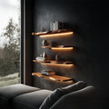 Rustic Floating Wall Shelf Living Room Bedroom Office