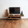 Rustic Wood TV Console & Entryway Table, Handcrafted Live Edge Media Stand & Sofa Table