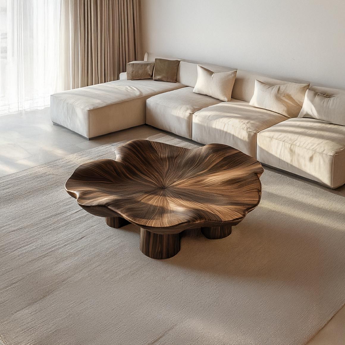 Organic Sculptural Flower Coffee Table Living Room Lounge Room