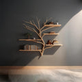 Midcentury Tree Bookshelf Study Room