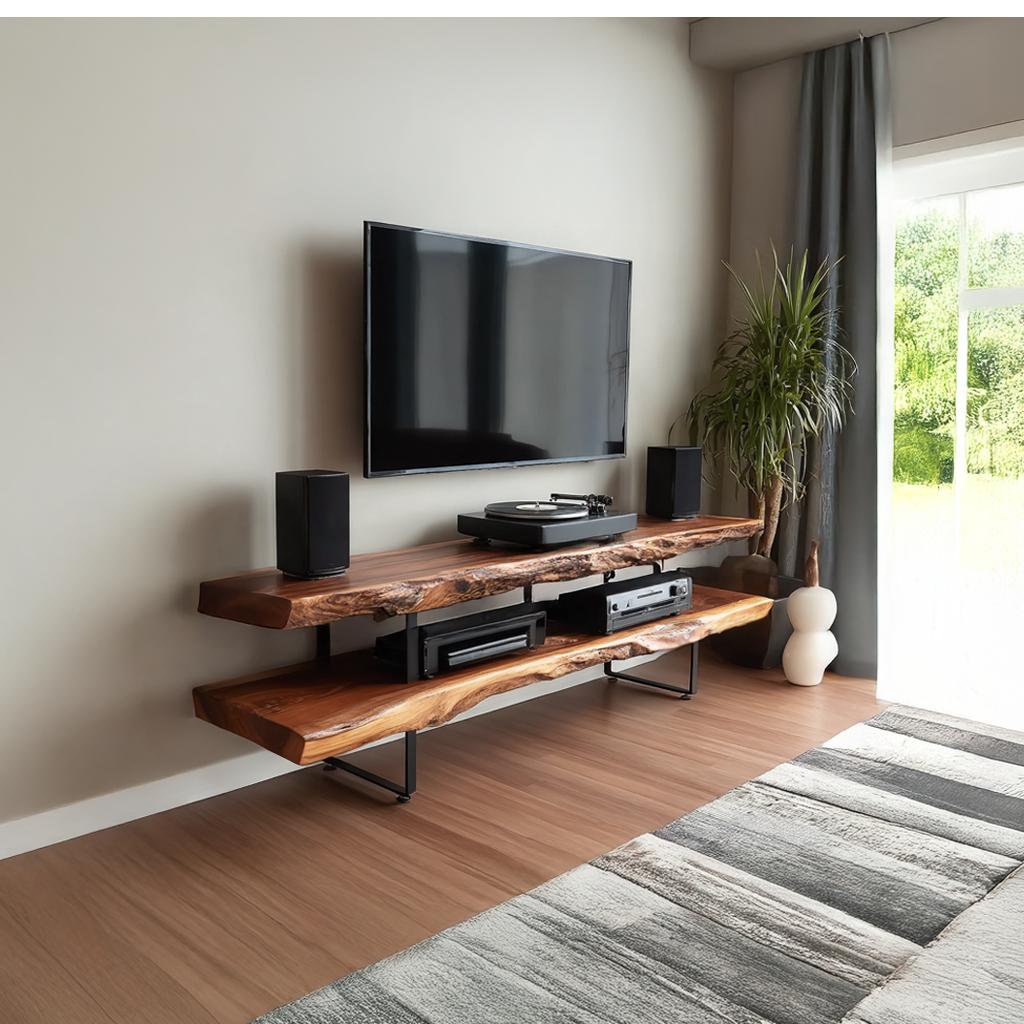 Rustic TV Stand Entryway Decor