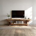 Rustic TV Console Storage Cabinet Living Room