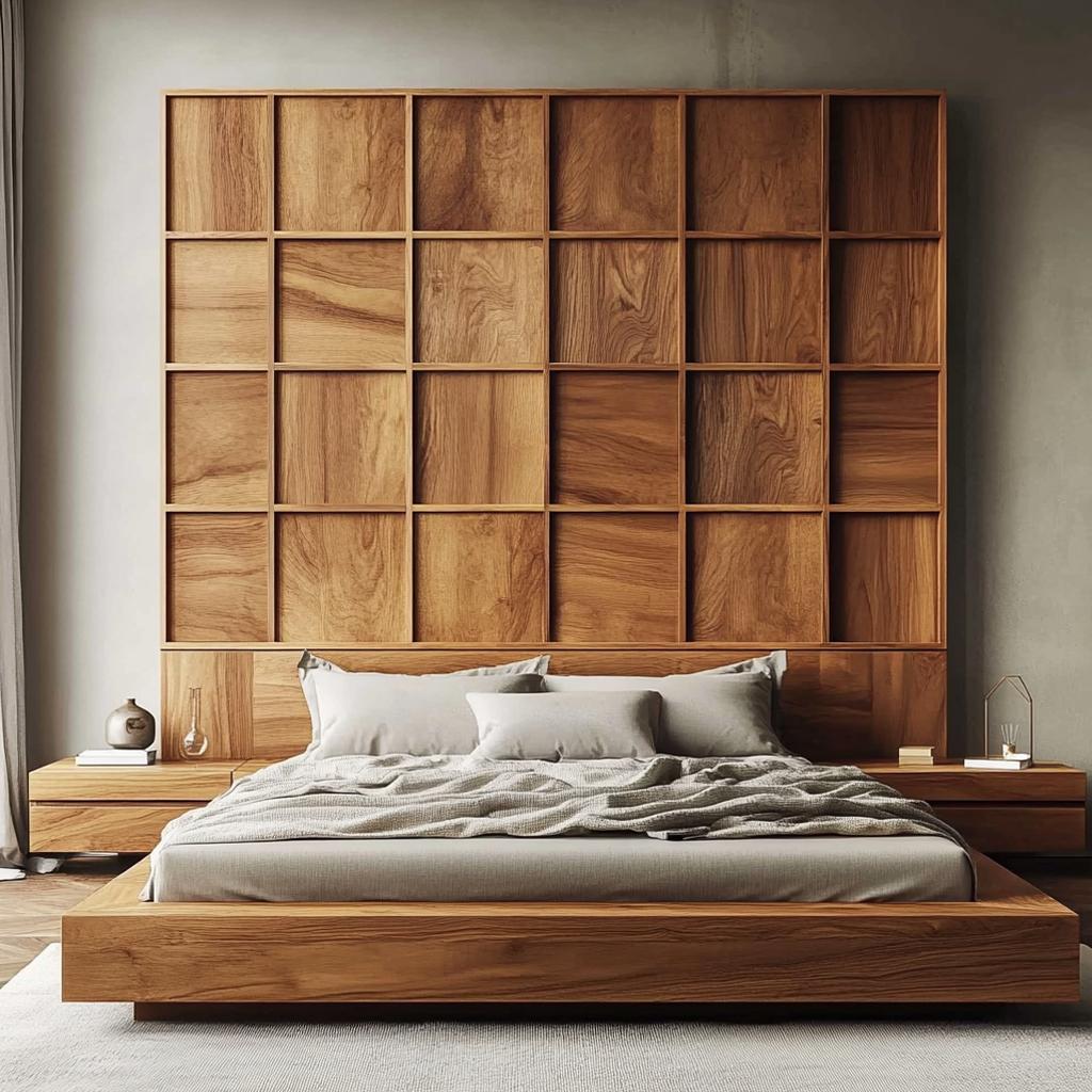 Custom Headboard Panels Solid Wood Wall Decor Bed Room Gift