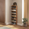 Rustic Shoe Rack Solid Wood Handmade Decor Home Gitf