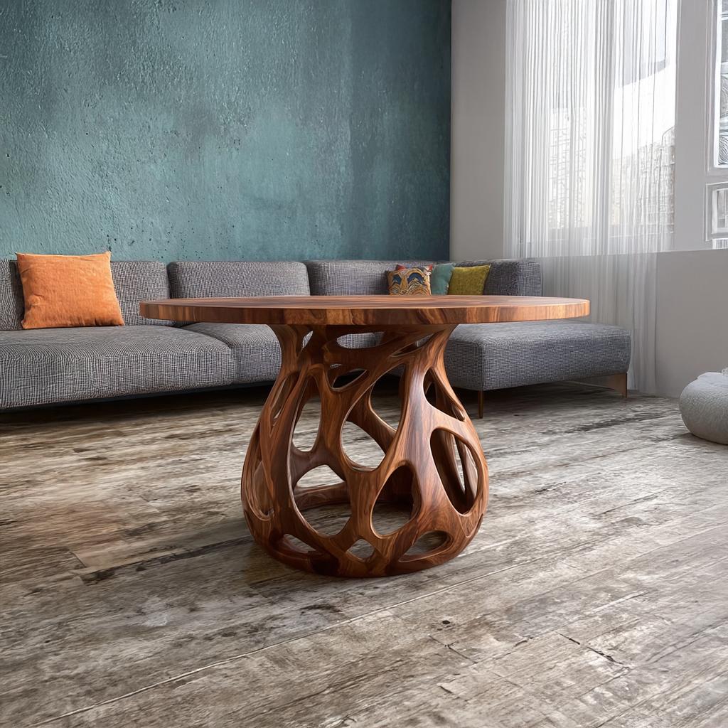 Coffee Table Solid Wood Rustic Style Gift