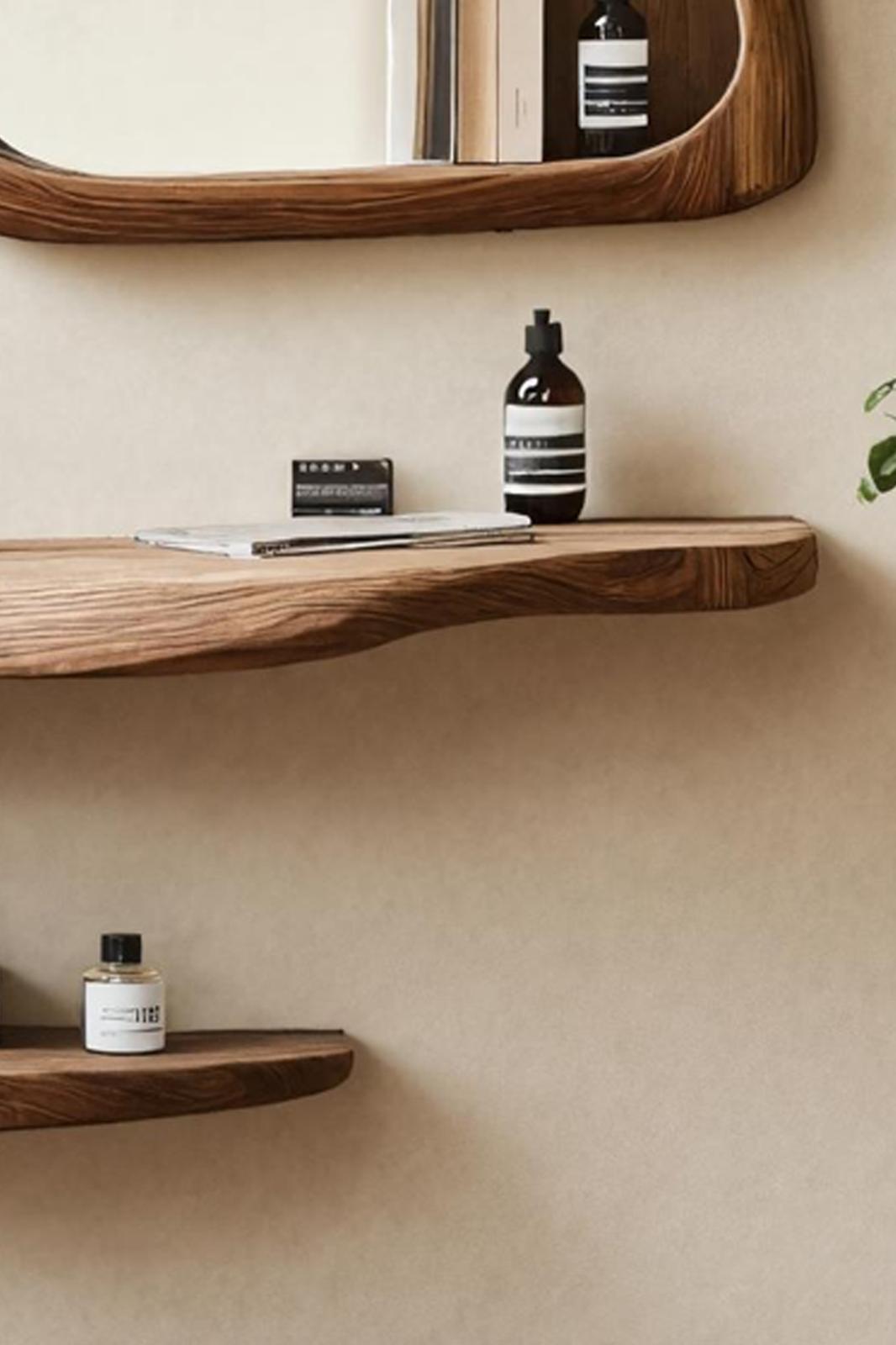 Handcrafted Live Edge Vanity for Stylish Bathroom Design