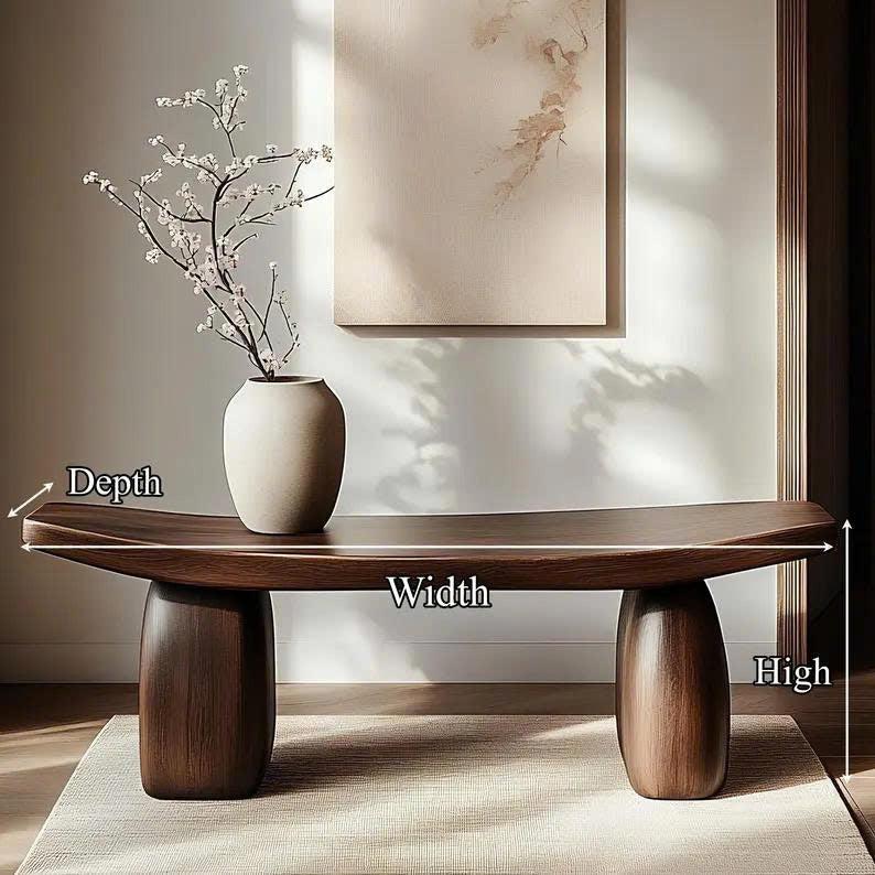 Handmade Wood Chair Rustic Vintage Design Decor Home Gifts