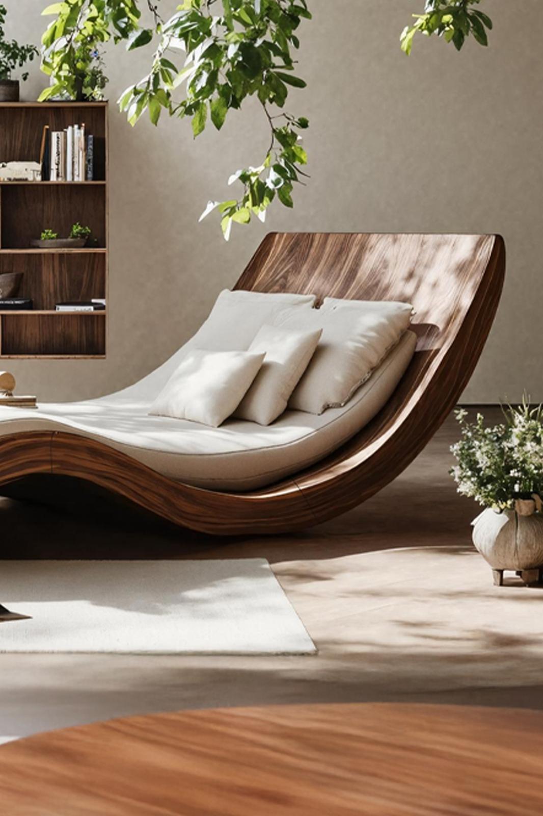 Farmhouse Rustic Solid Wood Garden Daybed For Bedroom Furniture