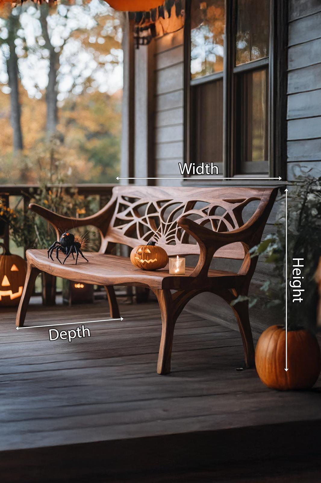 Handcrafted Solid Wood Entryway Bench, Indoor Live Edge Bench for Living Room, Dining Table Seating, Hallway Bench