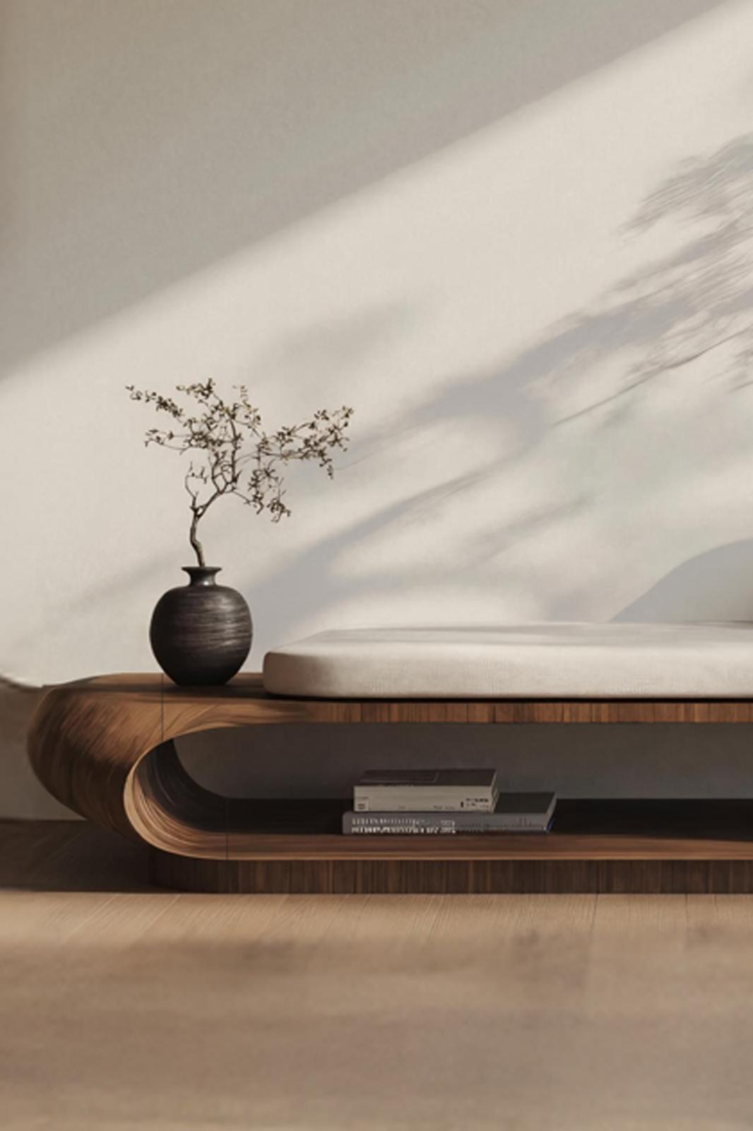 Handcrafted Solid Wood Garden Daybed For Bedroom Furniture Decor