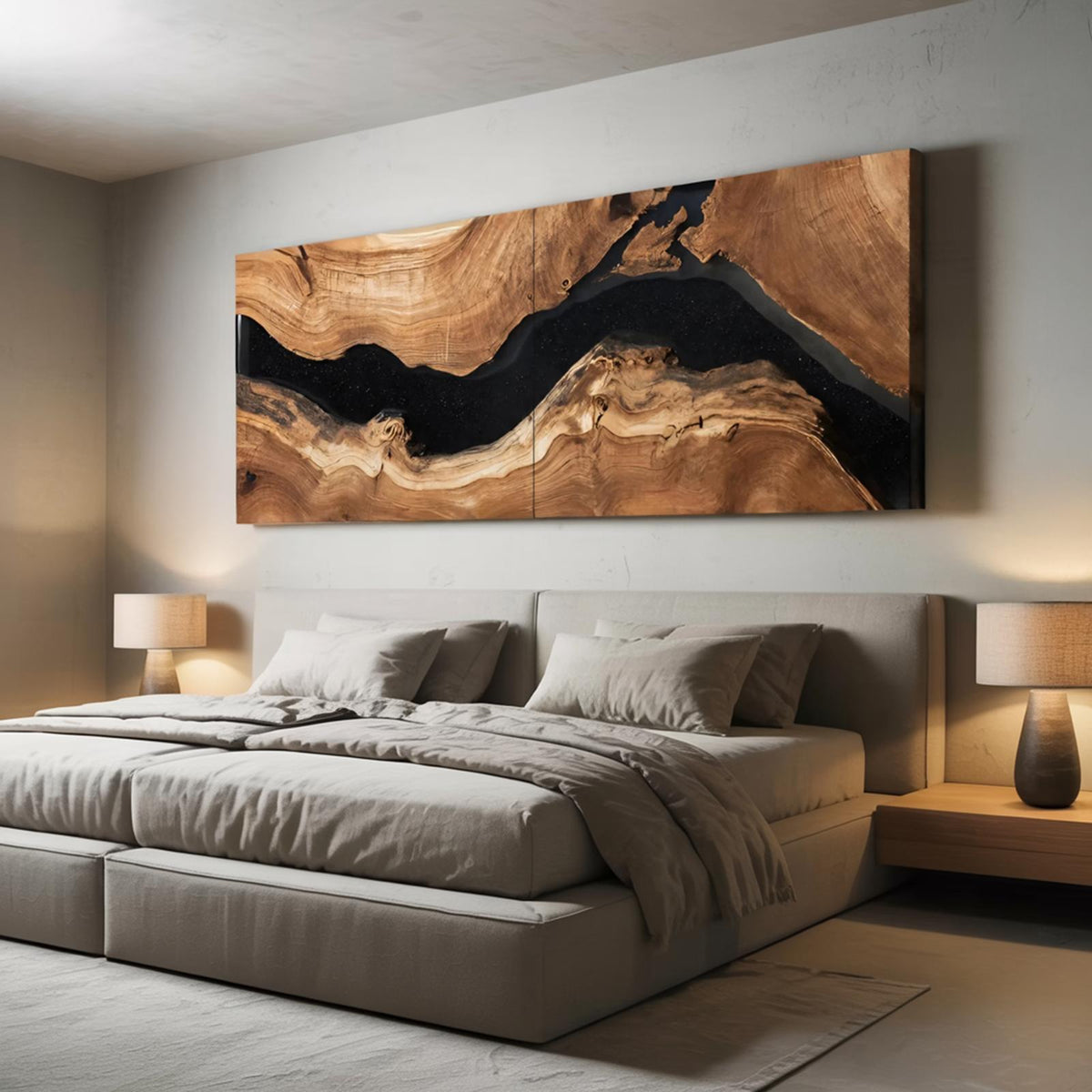 Handcrafted Wooden Rectangular Wall Art For Living Room Decor SILDTTRWA031