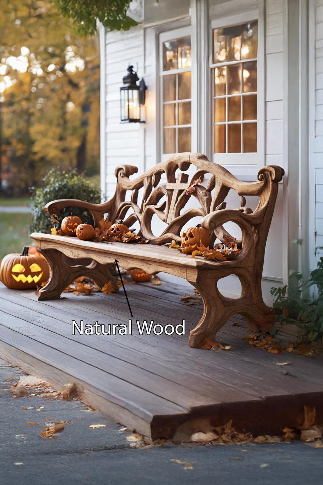 Spry Interior Farmhouse Wooden Entryway Bench, Solid Wood Live Edge Indoor Bench for Living Room, Hallway, Bed End Bench, SILDTTNHOB024