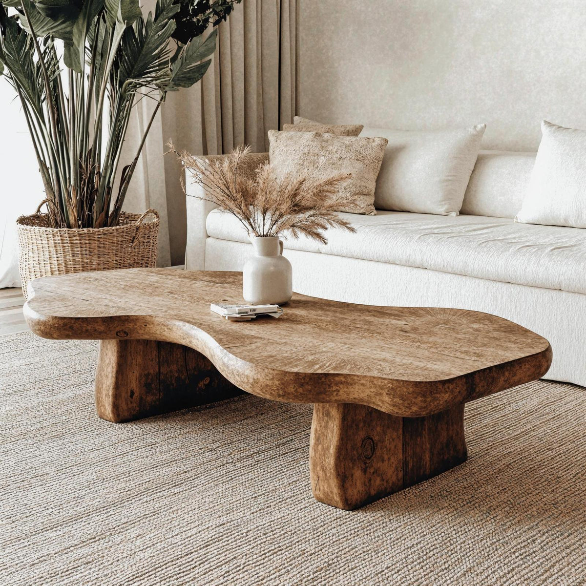 Solid Wood Coffee Table For Elegant Living Rooms