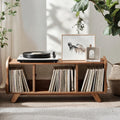 Rustic Record Player Cabinet Solid Wood For Living Room Use