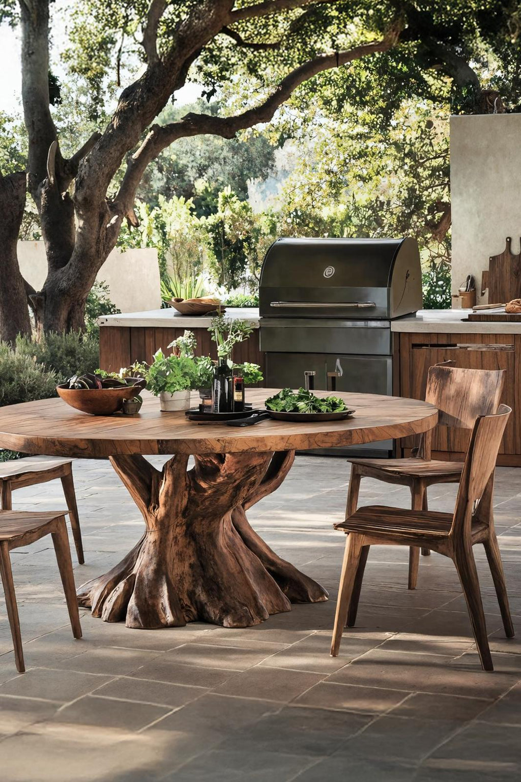 Handcrafted Kitchen Table For Artisanal Decor SILDTTRDN005