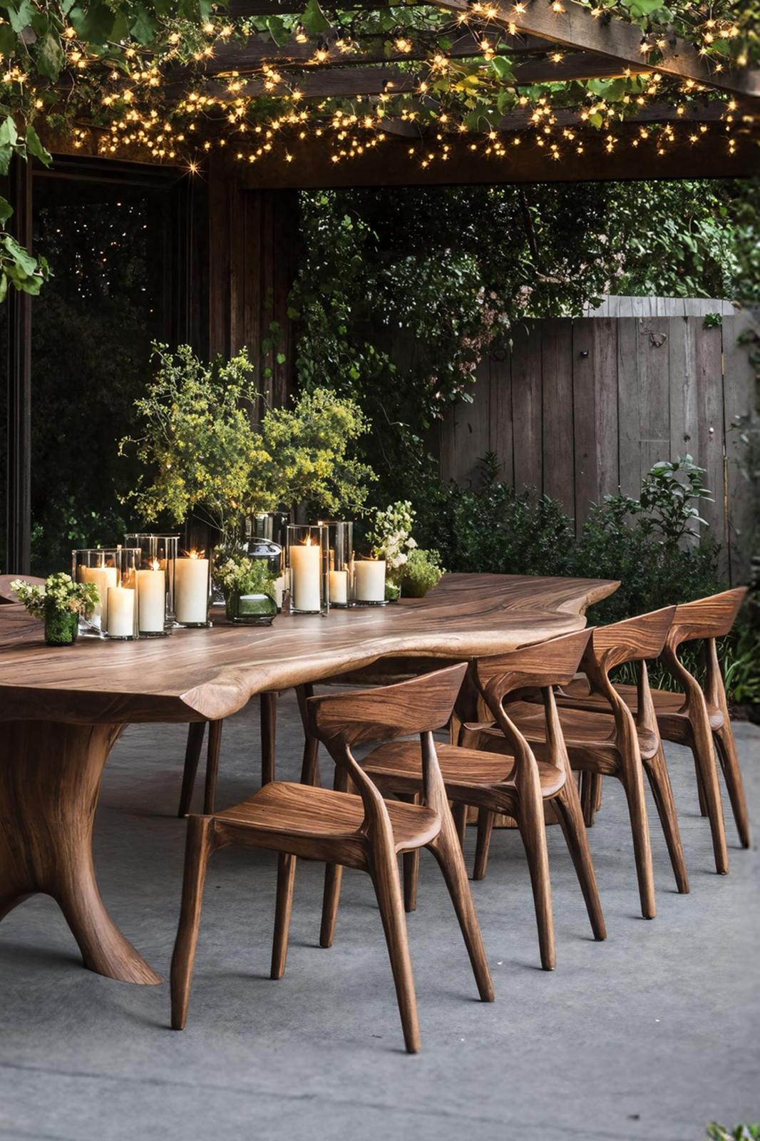 Farmhouse Wood Dining Table For Home Furniture
