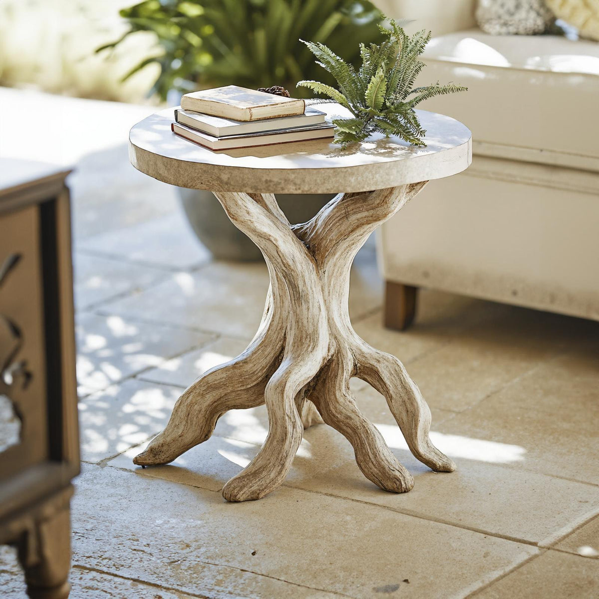Farmhouse End Table Live Edge End Table Decor