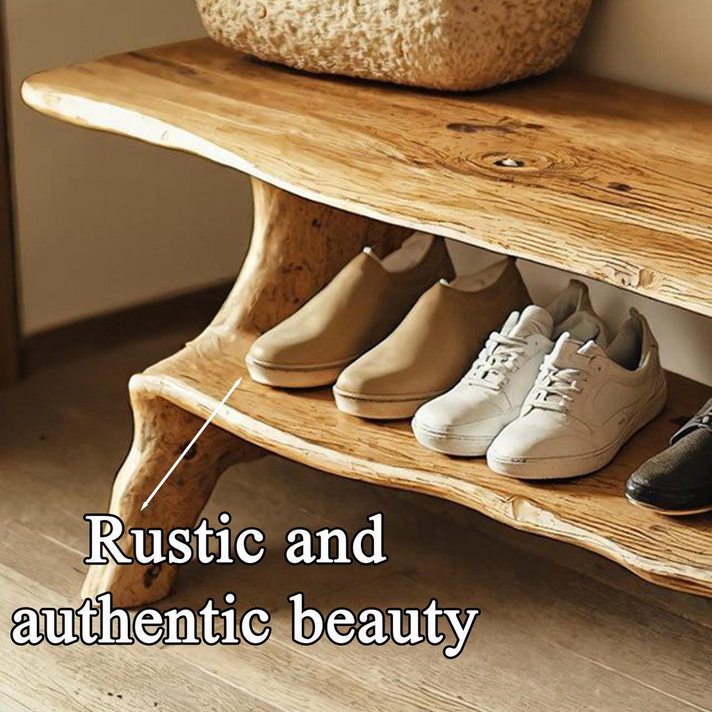 Handmade Hallway Bench Shoe Rack