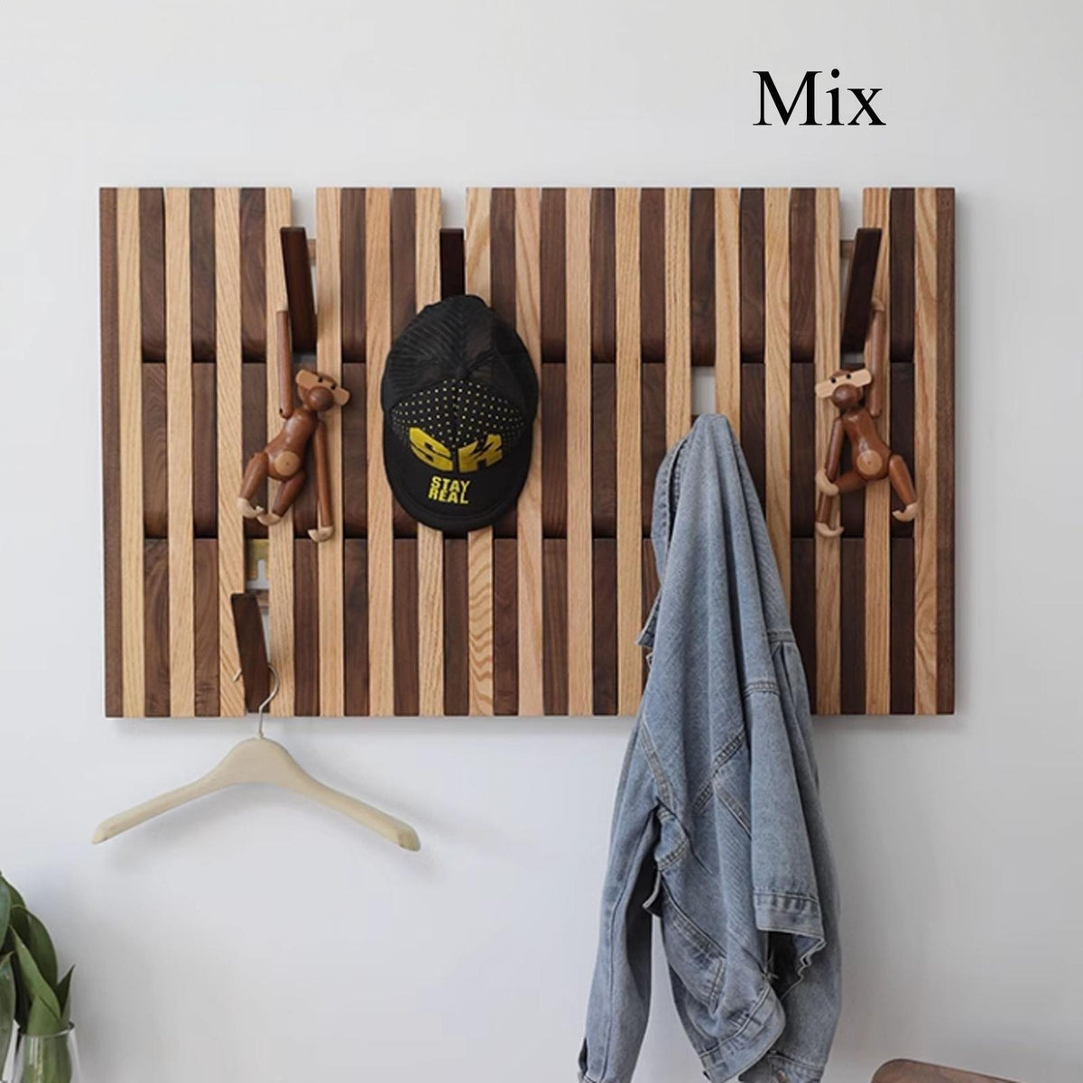 Piano Wooden Coat Rack