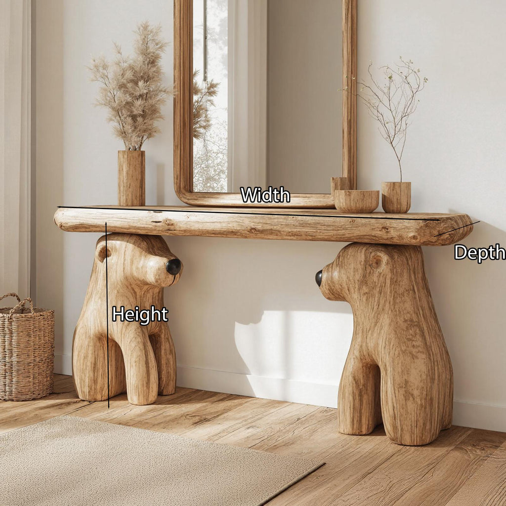 Farmhouse Living Edge Console Table