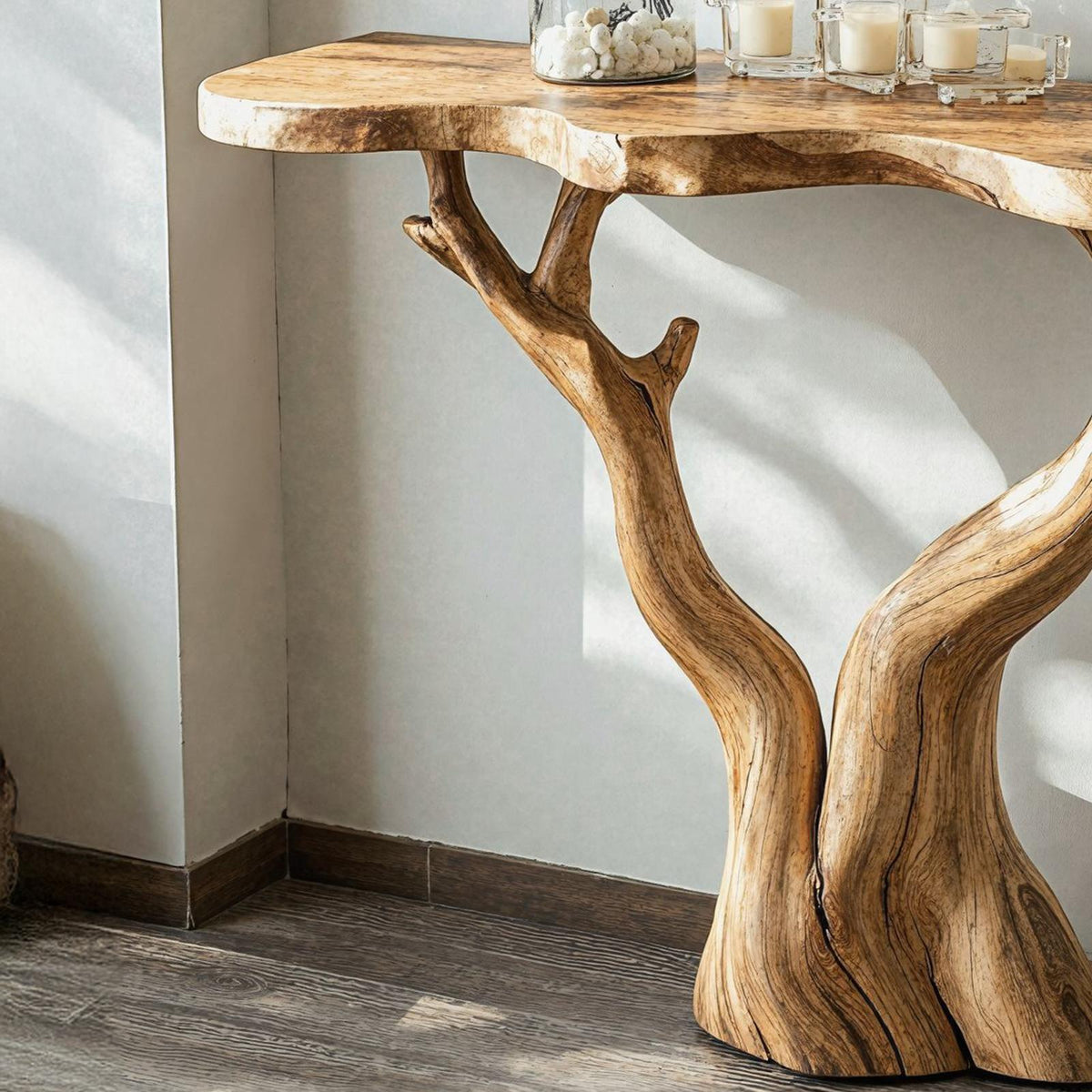 Rustic Farmhouse Console Table For Vintage Homes