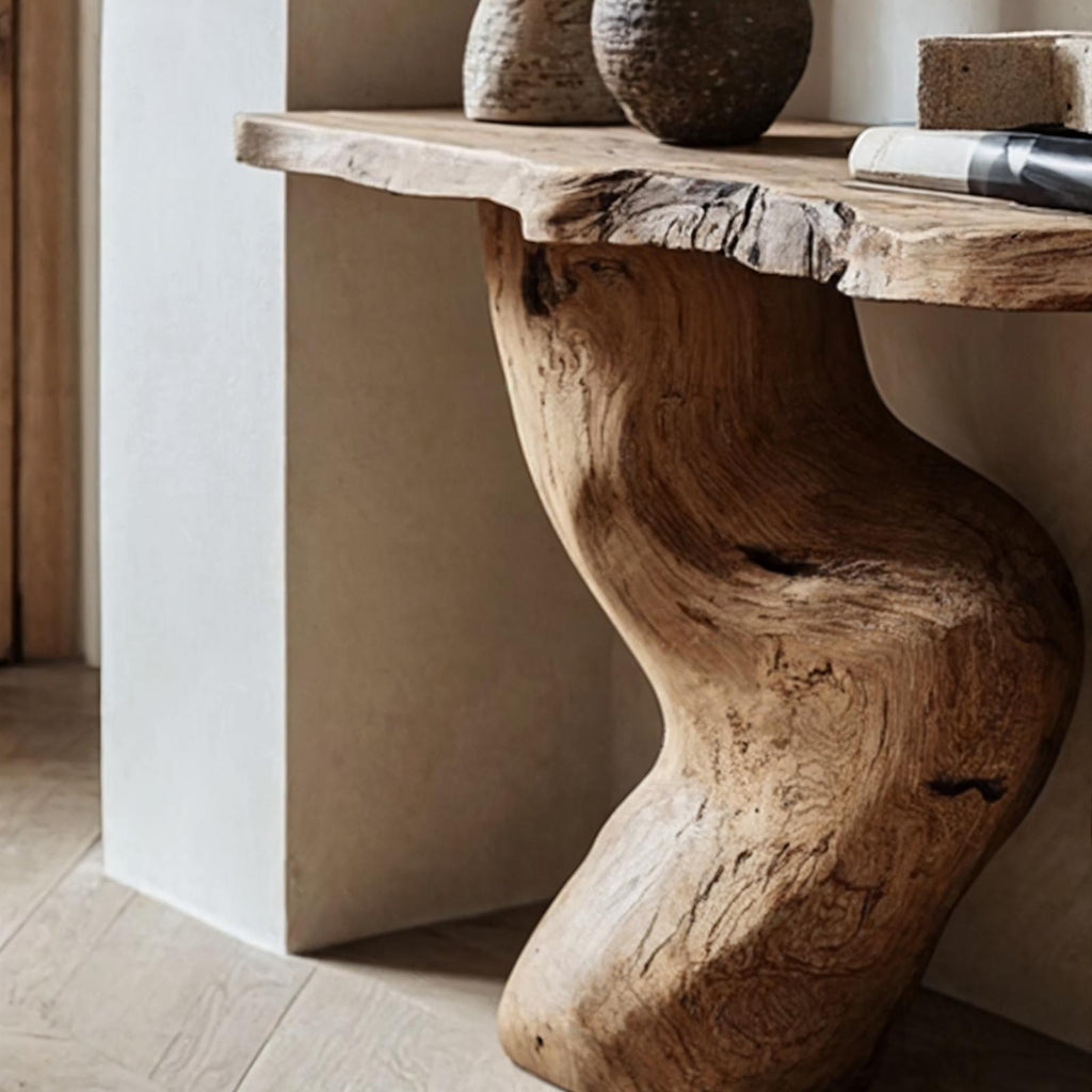 Entryway Table Solid Wood SILDTCS030