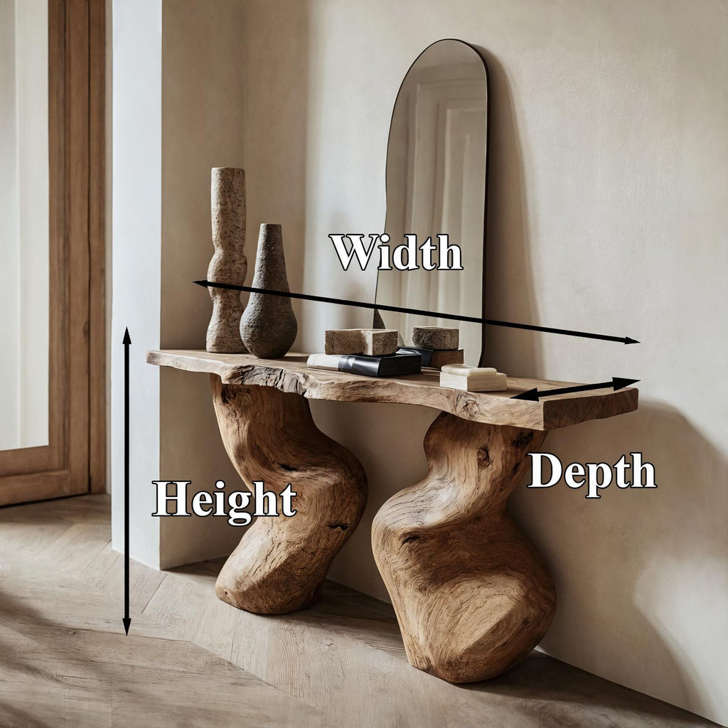 Entryway Table Solid Wood SILDTCS030