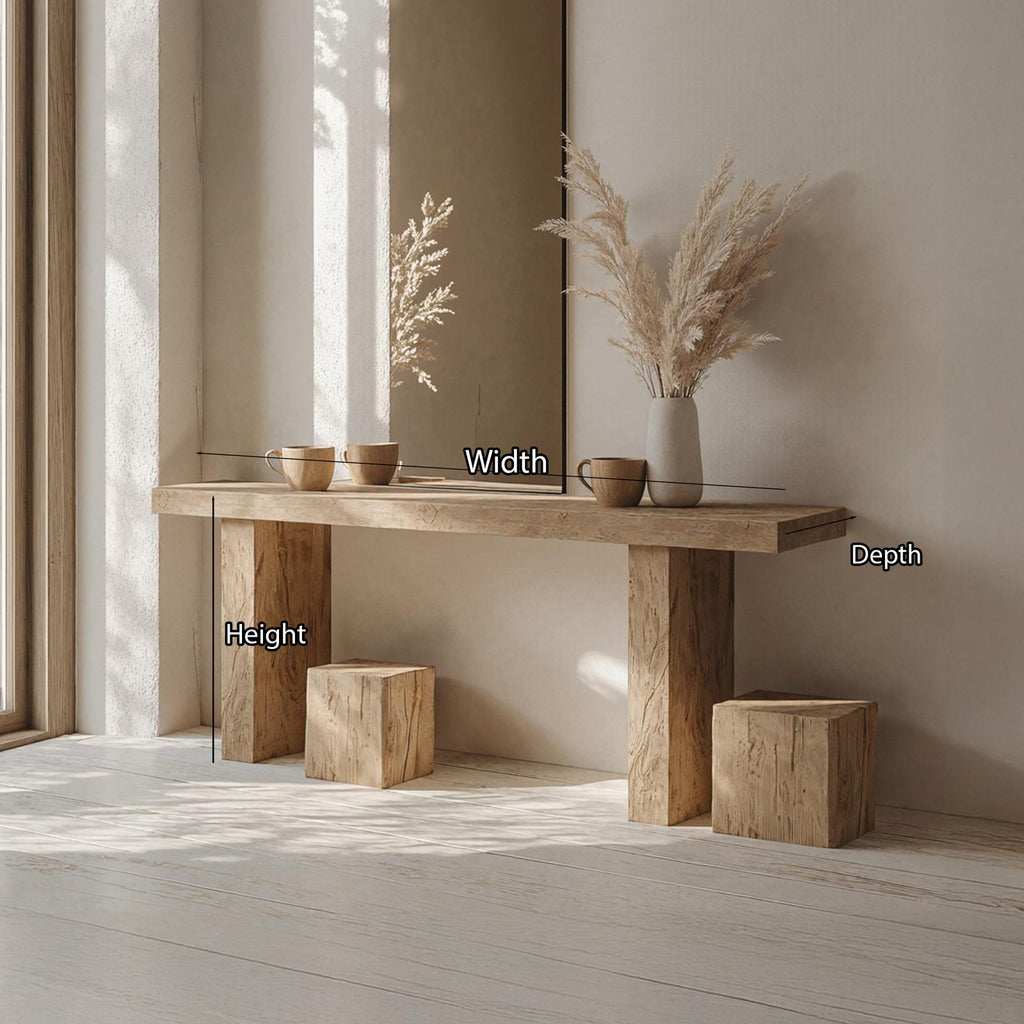 Woodworking Console Table Farmhouse SILDTCS022