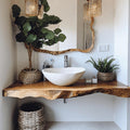 Mid Century Wooden Floating Vanity For Bathroom Design