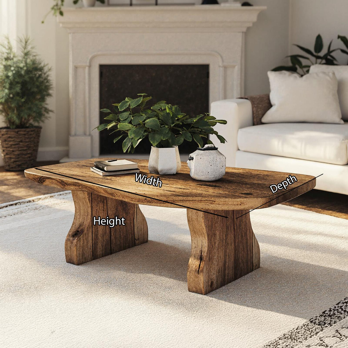 Modern Coffee Table Wooden Coffee Table SILDTCF058