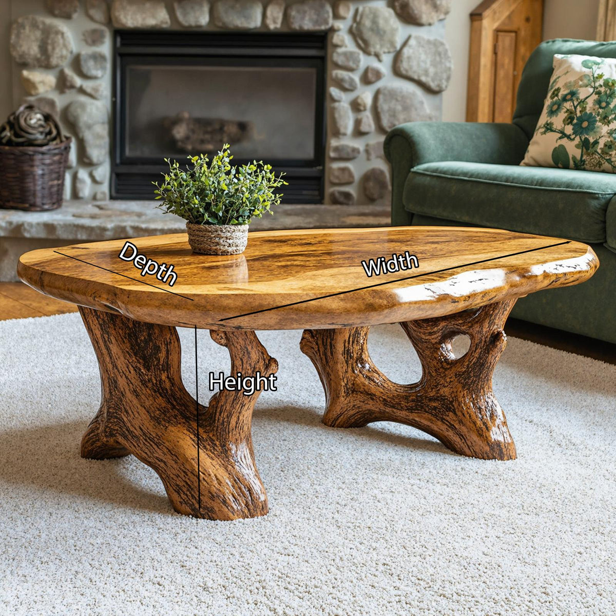 Wooden Coffee Table For Living Room Home
