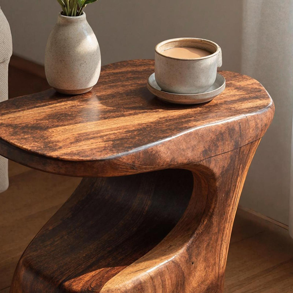 Mid Century Wooden End Table For Stylish Living Room