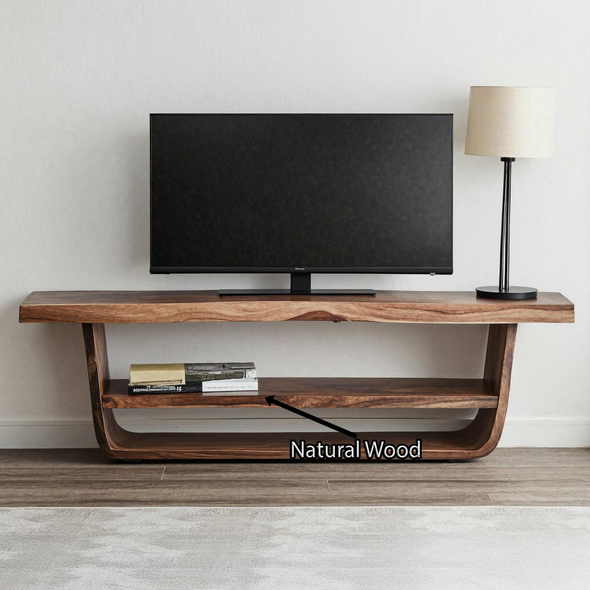 Wooden TV Stand Farmhouse Media Console