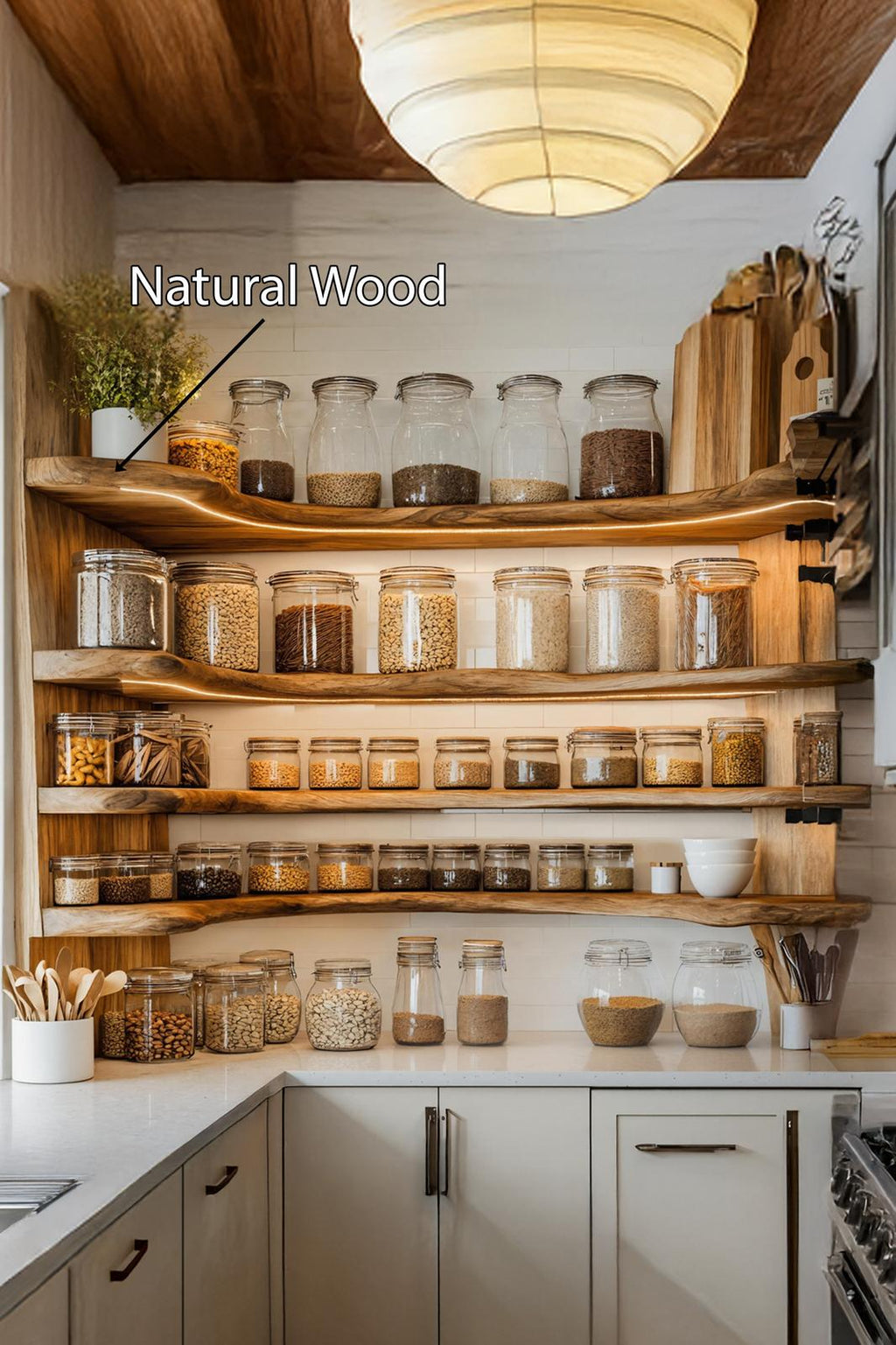 Rustic Kitchen Cabinet Spice Organizer For Furniture Decor