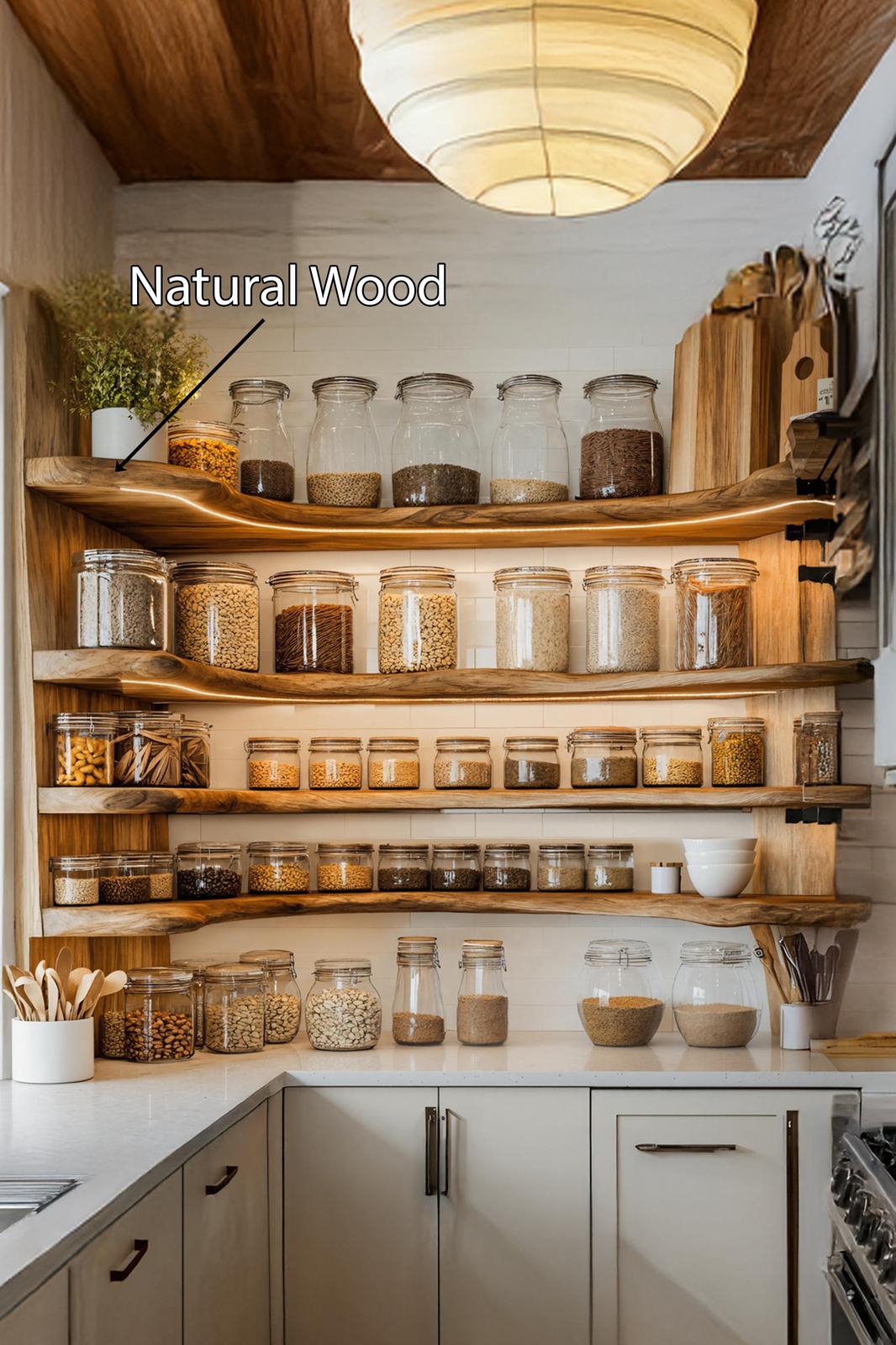 Rustic Kitchen Cabinet Spice Organizer For Furniture Decor