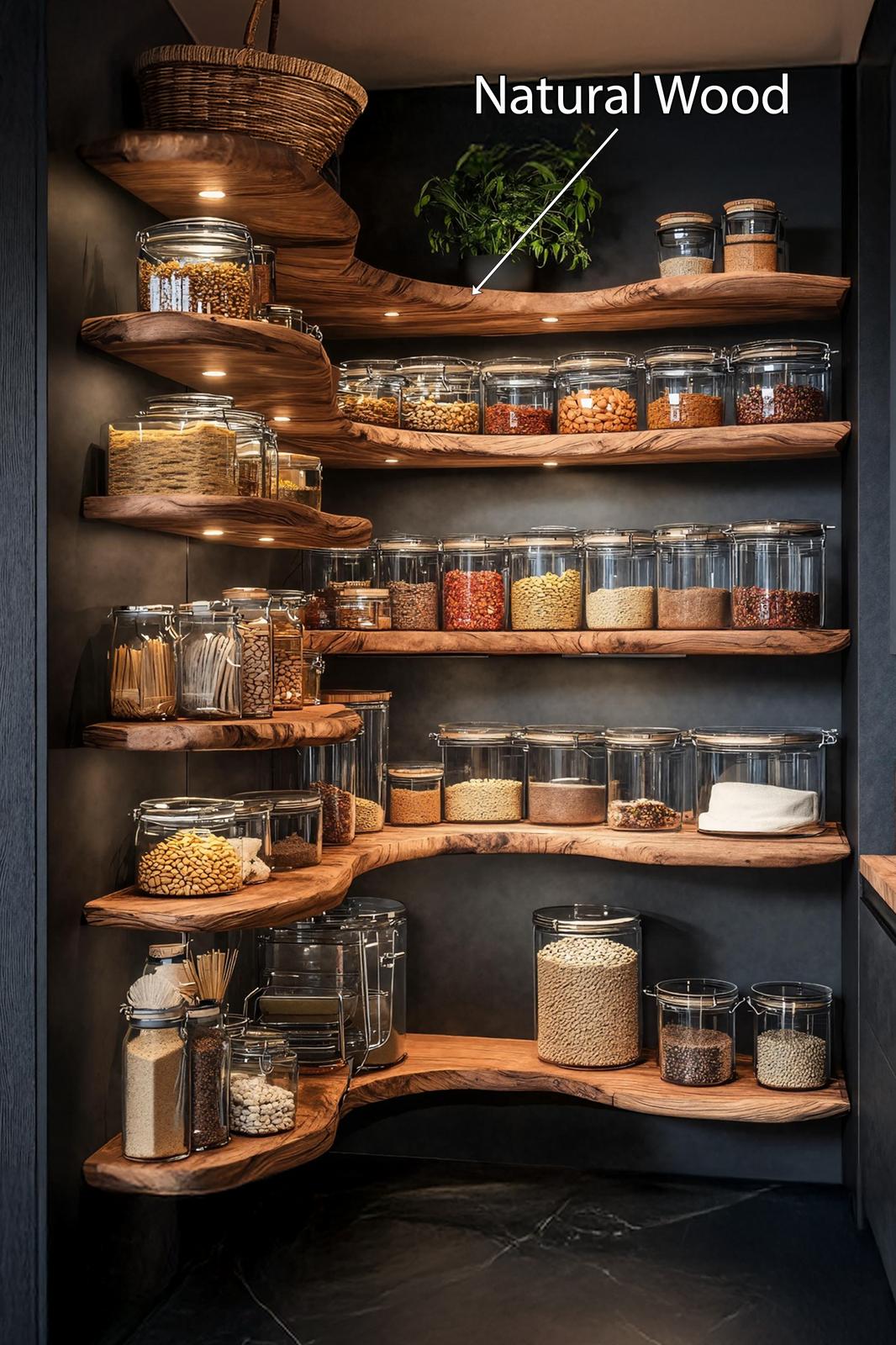 Handcrafted Kitchen Cabinet Organizer For Entryway Design