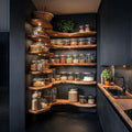 Handcrafted Kitchen Cabinet Organizer For Entryway Design